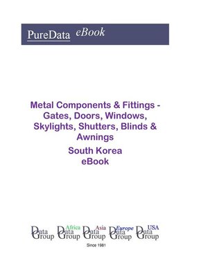 cover image of Metal Components & Fittings--Gates, Doors, Windows, Skylights, Shutters, Blinds & Awnings in South Korea